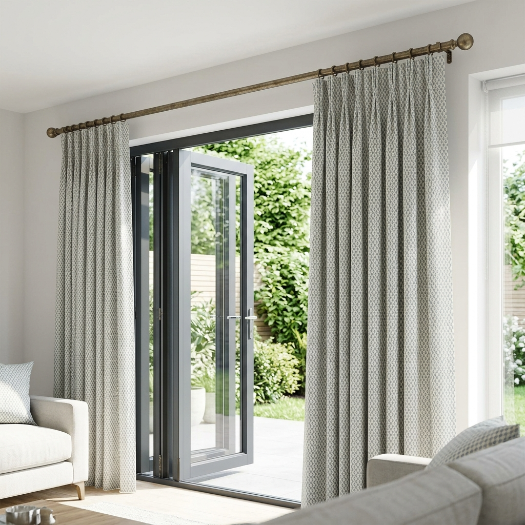 Curtains in Oxfordshire home